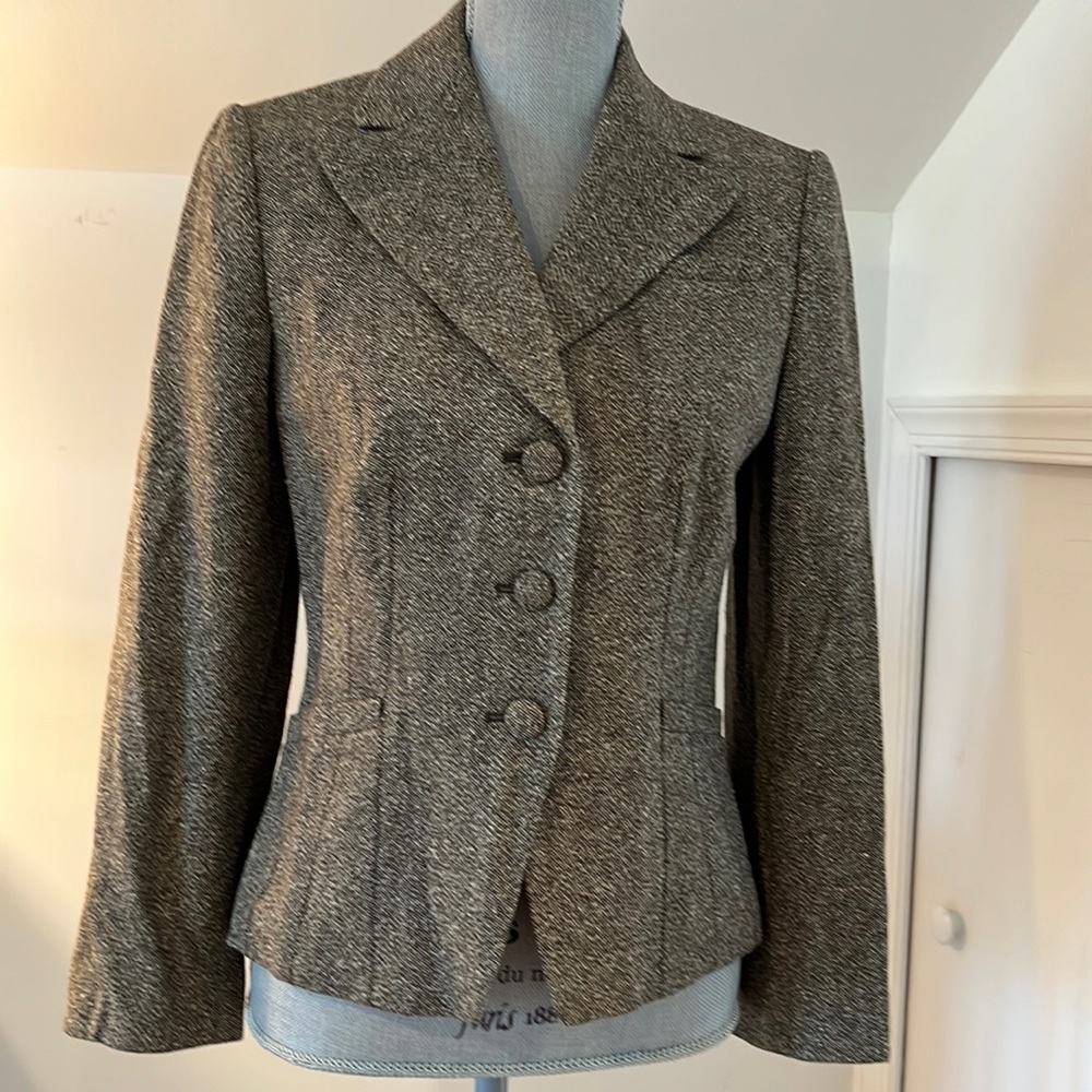 Ann Taylor Petites Brown Blazer